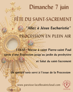 7/6 Procession du Saint Sacrement