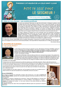 Lettre d&rsquo;information Rentrée 2026
